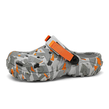 Men's Outdoor Casual Flat Platform Clogs