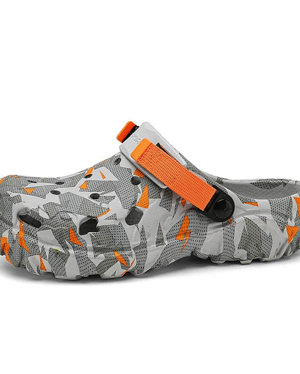 Men's Outdoor Casual Flat Platform Clogs