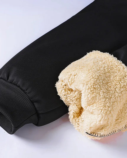 Men's Thick Fleece Drawstring Sweatpants