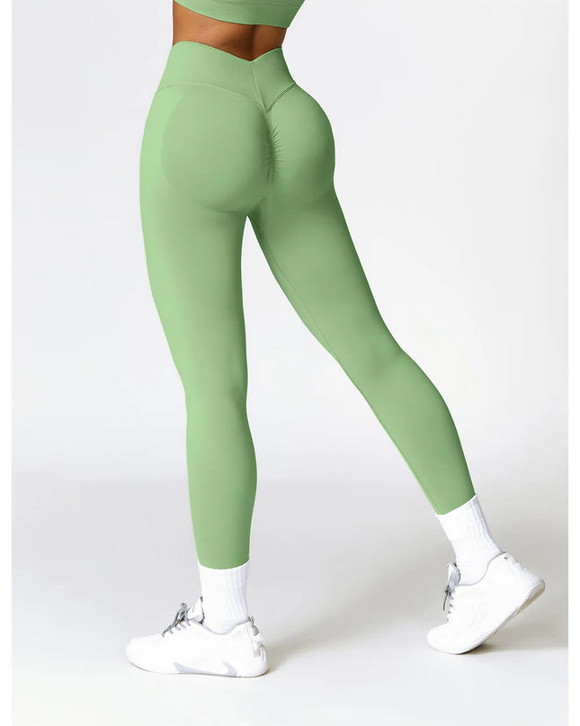 High-Waist Seamless Leggings for Women with Hip-Lifting Design