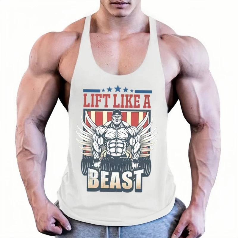 Men's Casual Fit Stringer Tank Top - Various Colors