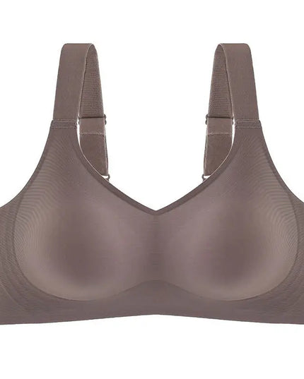 Comfort Padded Seamless Bra for Women - Soft Support with Wide Shoulder Straps