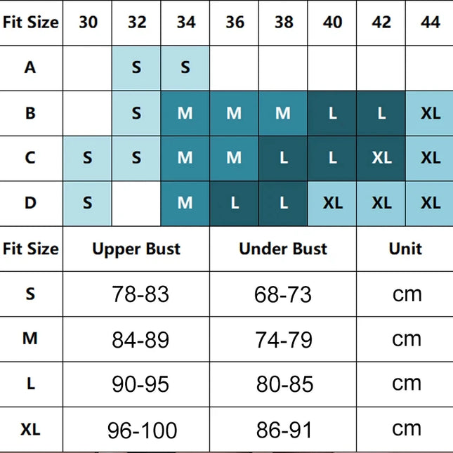 FINETOO 3-Piece Women's Striped Wireless Padded Deep V Bra with Breathable Design and Adjustable Straps