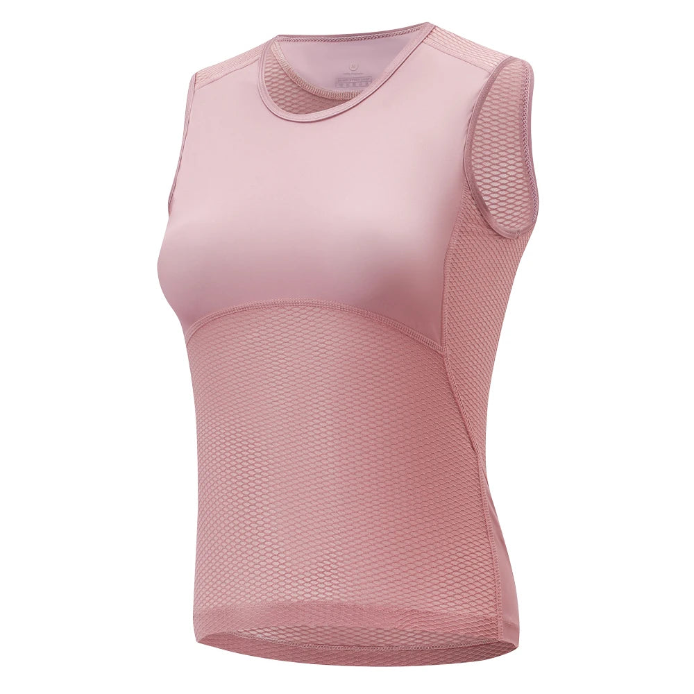 BCBE Women's Mesh Breathable Quick-Dry Cycling Undershirt Vest
