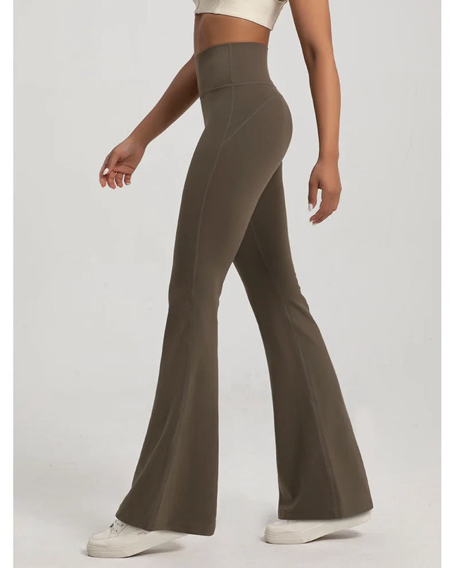 Women's High-Waisted Flared Leggings Pants