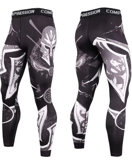 Men's Athletic Compression Pants for Sports and Training