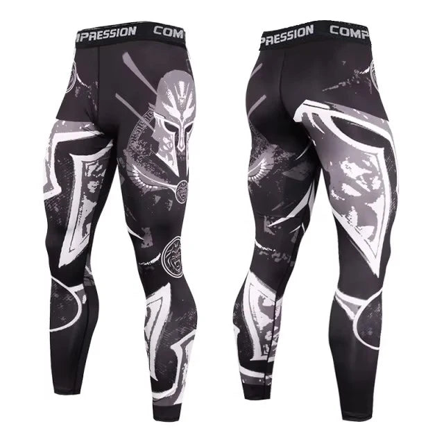 Men's Athletic Compression Pants for Sports and Training
