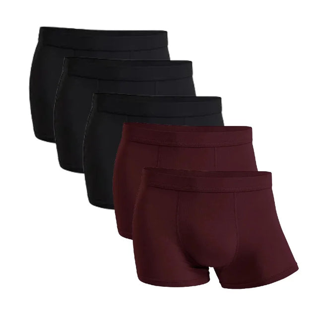 Five-Pack Bamboo Boxers for Men