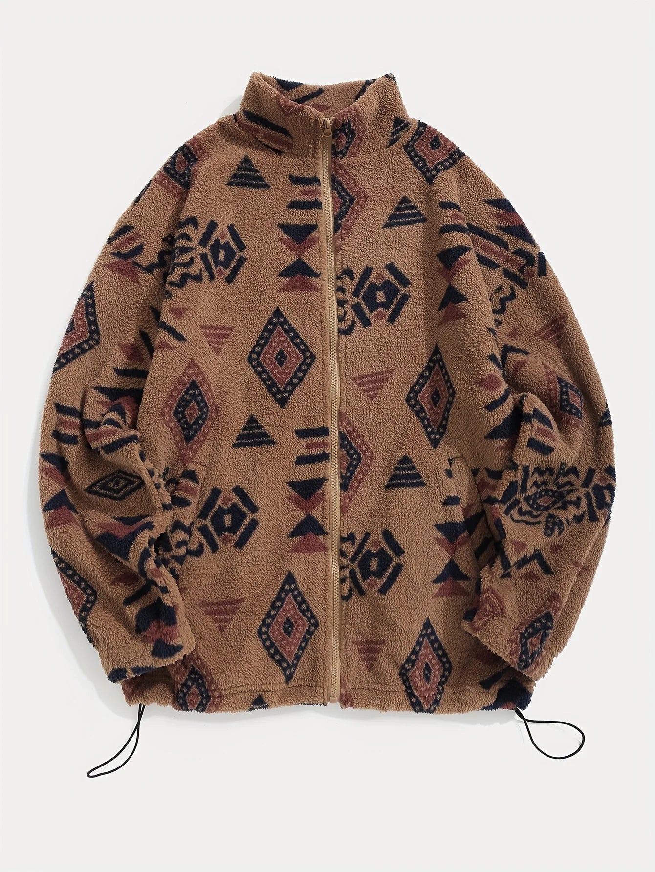 Women's Aztec Print Zipper Jacket