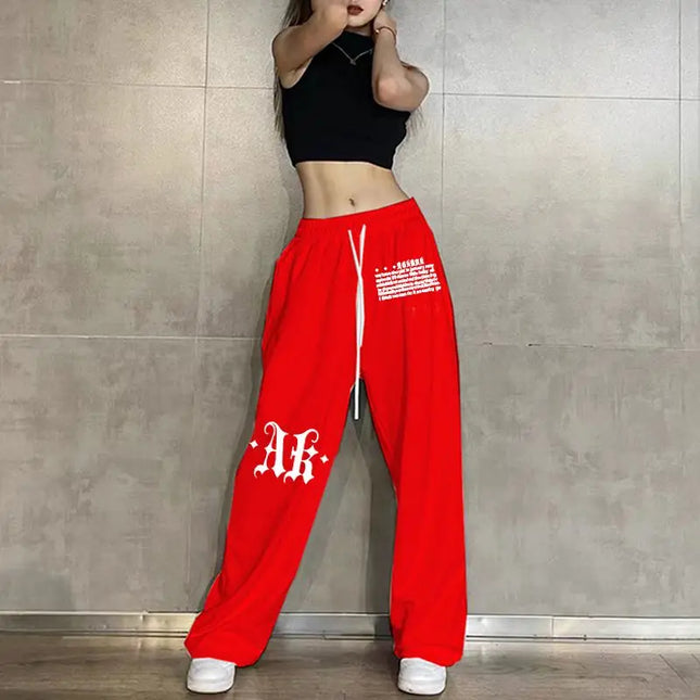 Women's Loose Fit Sweatpants with Drawstring & Elastic Waist