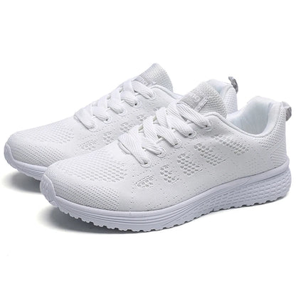Womens Lightweight  Athletic Sneakers - Breathable Material-Various Colors