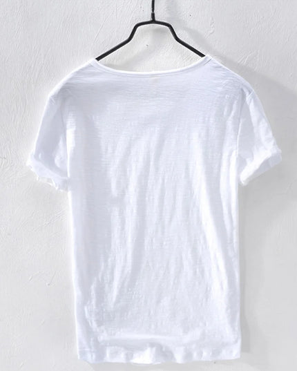 Women's V-Neck Short Sleeve Slim Fit T-Shirt - Various Colors