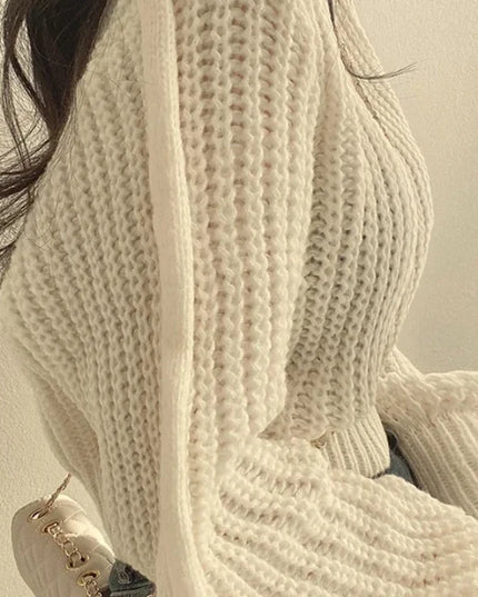 Vintage Harajuku Loose Fit Long Sleeve Women's Sweater