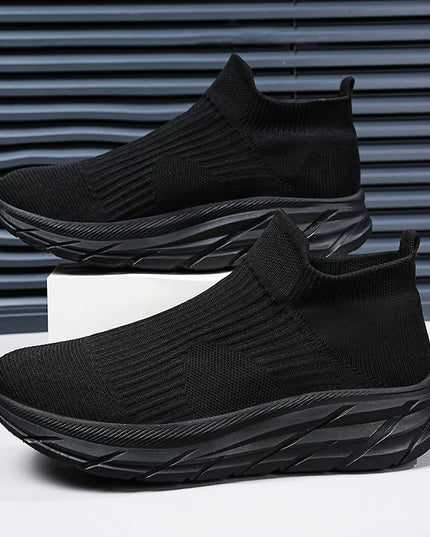 Unisex Breathable Lightweight Non-Slip Sneakers with Thick Sole