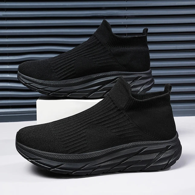 Unisex Breathable Lightweight Non-Slip Sneakers with Thick Sole