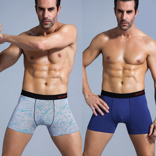 5-Pack Men's Cotton Boxer Shorts – Comfortable Breathable Boxers for Men