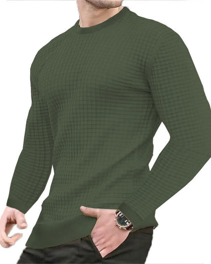 Men’s Casual-Fit Plaid Sweater