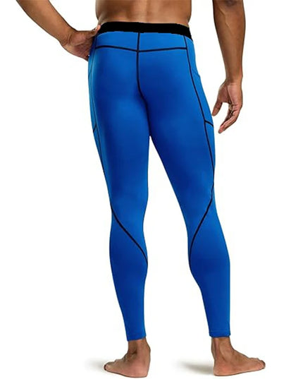 Men's Compression Running Tights with Dry Fit Material and Phone Pocket
