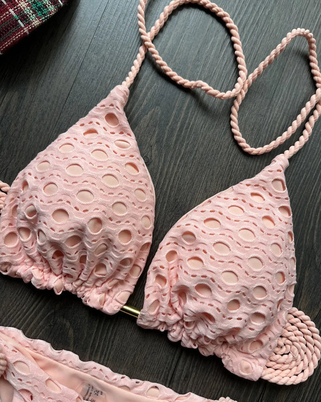 Women's 2-Piece Tassel Strap Bikini Set