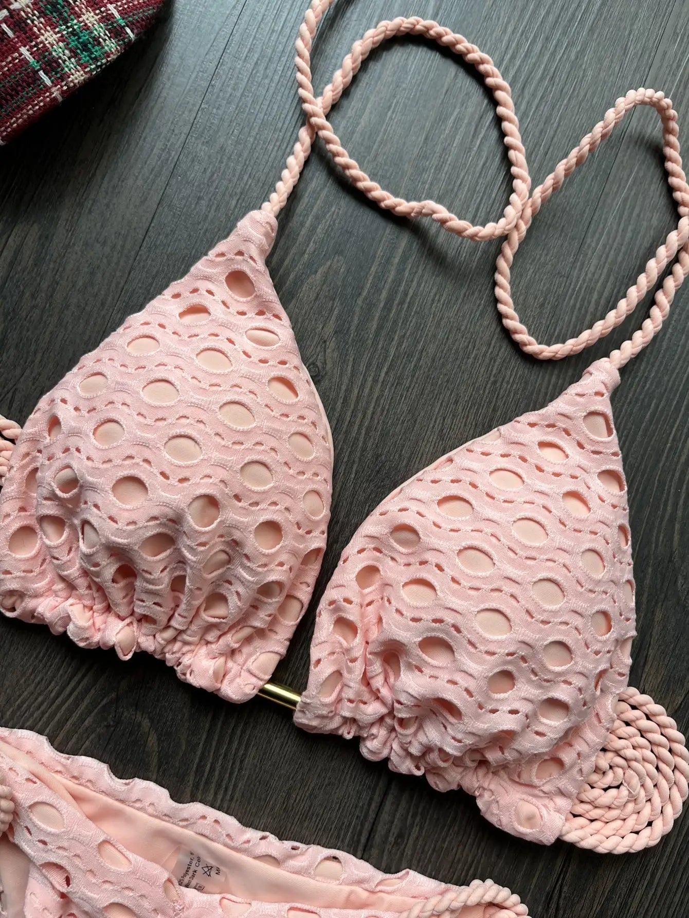 Women's 2-Piece Tassel Strap Bikini Set