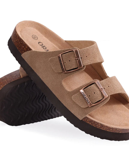 Elegant Women's Classic Suede Slippers