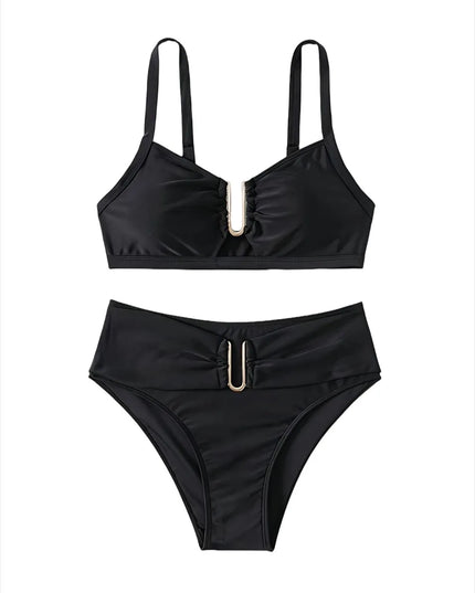 High-Waisted Women's Two-Piece Swimsuit