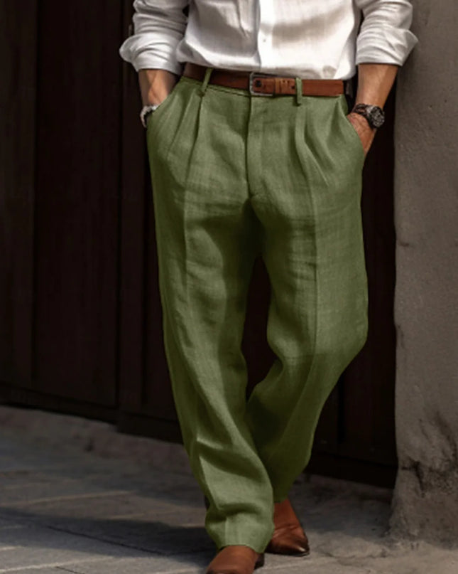 Men's Straight Pants Casual Loose Pants