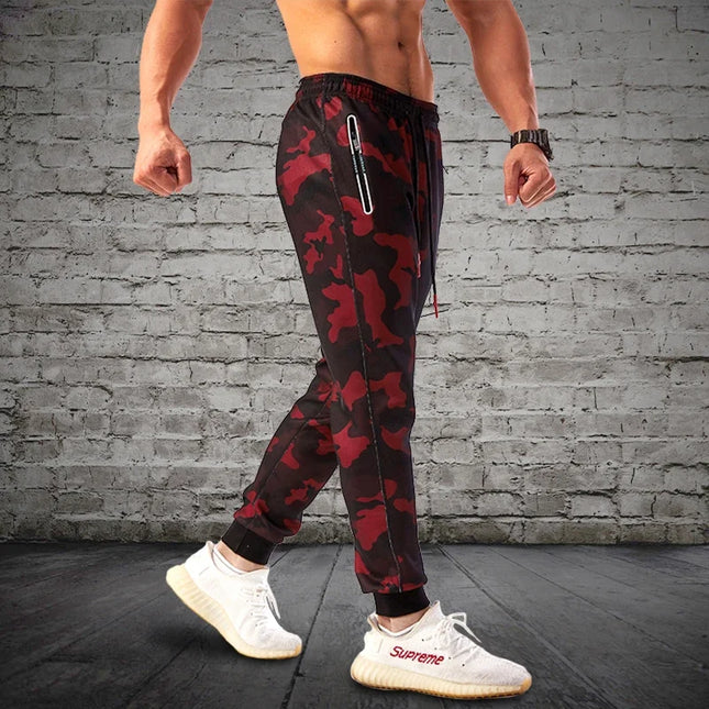Men's Camouflage Sweatpants - Comfortable Joggers for Casual & Active Wear