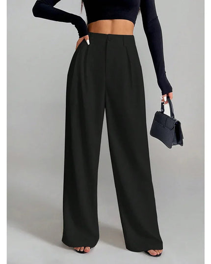 High-Waisted Straight-Leg and Wide-Leg Pants for Women