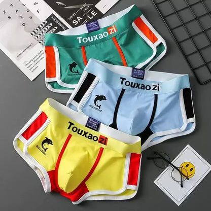 3-Pack Men's Cotton Comfortable and Breathable Boxer Shorts