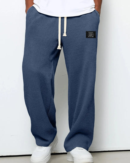 Men's Loose-Fit Wide-Leg Casual Sweatpants