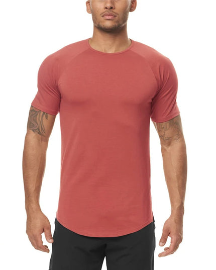 Men's Slim Fit Quick-Dry Breathable T-Shirt – Lightweight, Moisture-Wicking Activewear