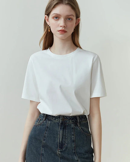 Women's Cotton Round Neck T-Shirt