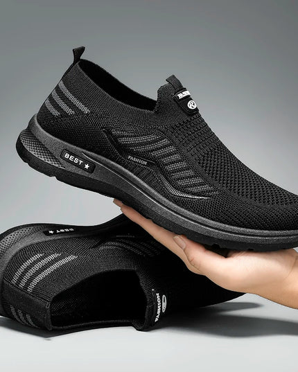 Lightweight Breathable Mesh Casual Shoes for Men - Non-Slip Design