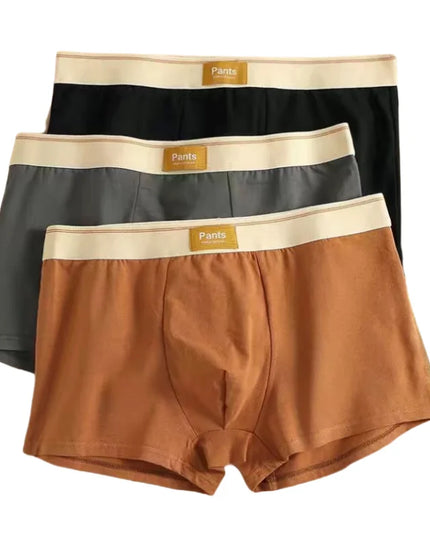 3-Pack Cotton Boxer Shorts for Men - Breathable and Comfortable Underwear