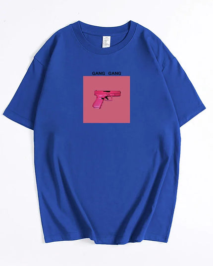 Women's Cotton Casual Loose Fit O-Neck T-Shirt