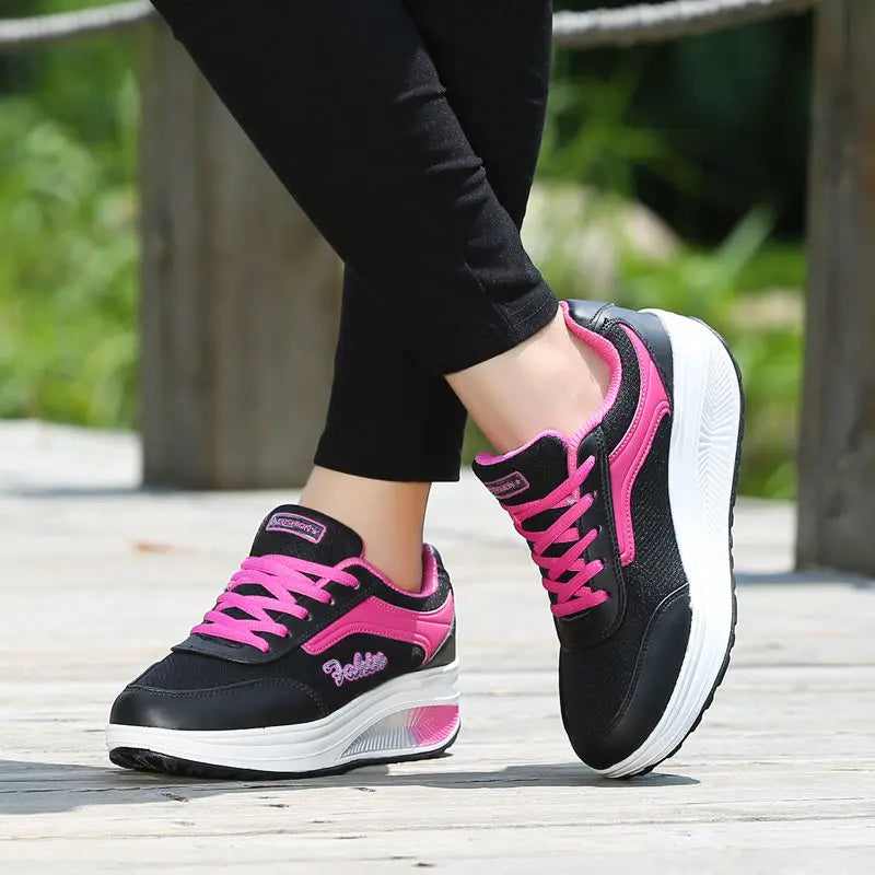 Womens Casual Platform Sneakers
