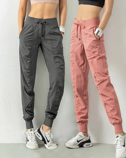 Women's Slim Fit Drawstring Joggers With Pockets
