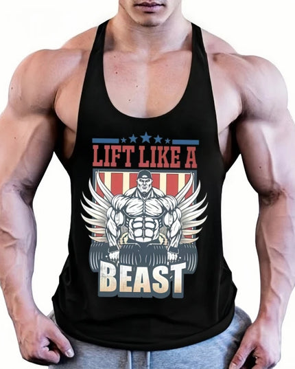 Men's Casual Fit Stringer Tank Top - Various Colors