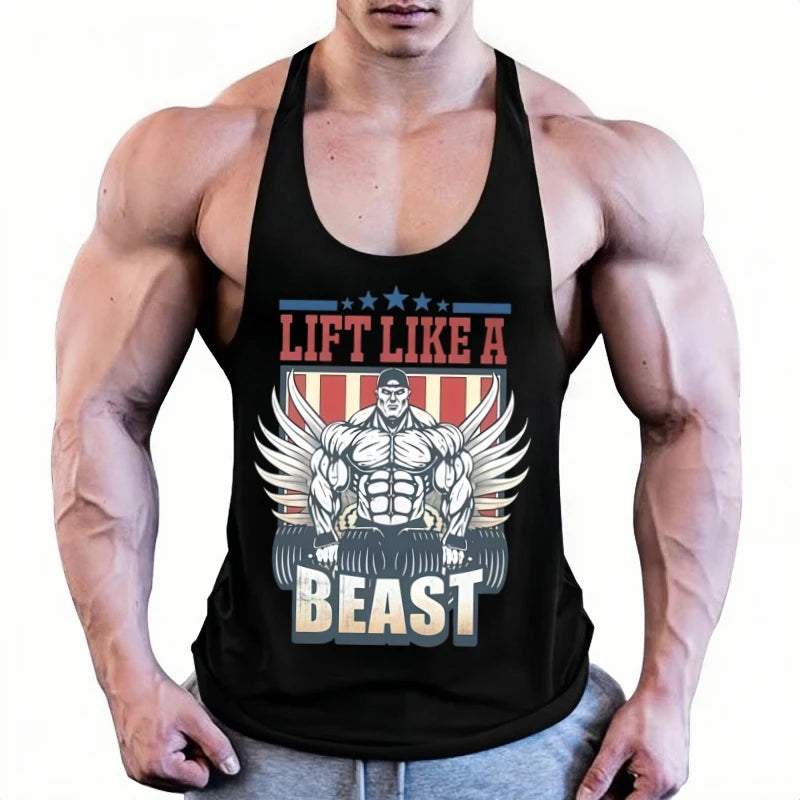 Men's Casual Fit Stringer Tank Top - Various Colors