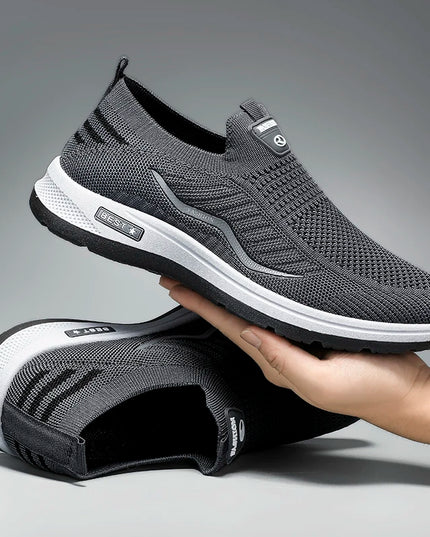 Lightweight Breathable Mesh Casual Shoes for Men - Non-Slip Design