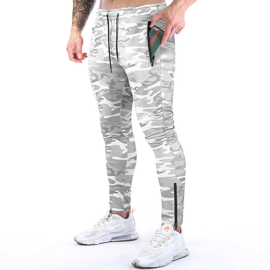 Men's Camo Elastic Casual Jogger Pants | Comfortable Athletic Joggers for Men
