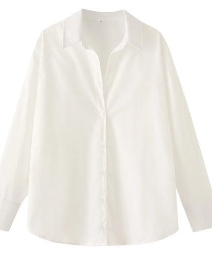 HXAO Women's Oversized Button-Up Shirt