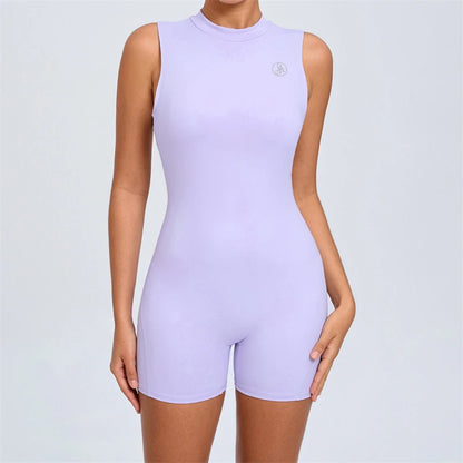 Women's Backless Athletic Jumpsuit – Comfortable, Breathable Sportswear for Women