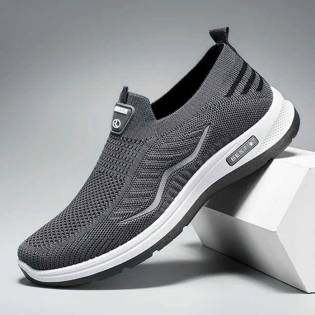 Lightweight Breathable Mesh Casual Shoes for Men - Non-Slip Design