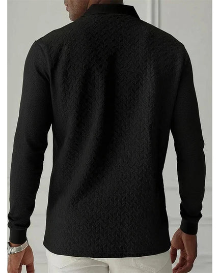 Men's Long Sleeve Button-Up Sweater - Stylish, Comfortable Knit