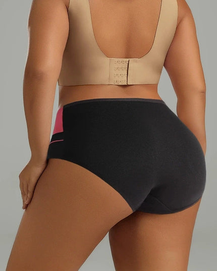 7-Piece High-Waist Body Shaper Cotton Briefs for Women, Slimming & Breathable