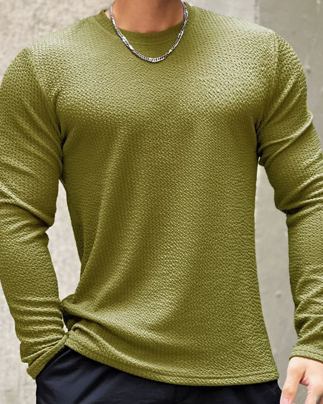 Men's Casual Oversized Long Sleeve Sweater
