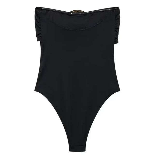 Women's Bow-Accent Bodysuit