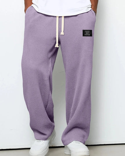 Men's Loose-Fit Wide-Leg Casual Sweatpants